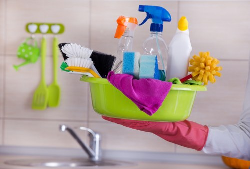 Office cleaning service for Brompton workplaces with reception and workstations