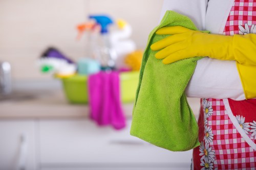 Commercial building shared corridor cleaning in Brompton