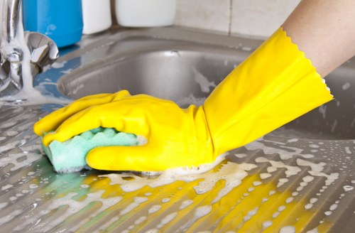 Post-construction cleaning for a Brompton flat with careful surface detailing