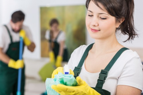 Commercial deep cleaning in a Brompton office space